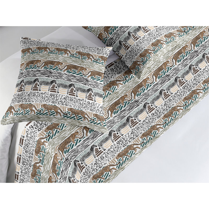 Ensemble de chemin de lit Ambesonne Exotic, Roi