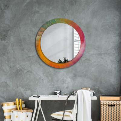 Huldar Glass Flat Wall Mirror