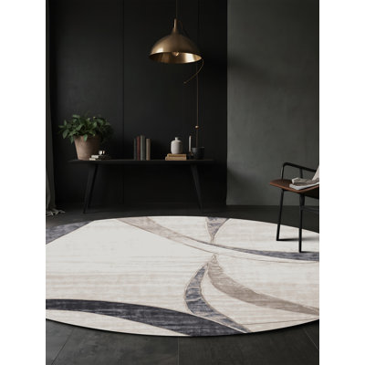 Silky Soft Plush Grey Area Rug