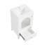 Ensemble de meuble-lavabo compact compact blanc