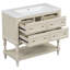 Ensemble de meuble-lavabo sur pied avec 4 tiroirs-316223675