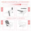 Chaise Adirondack pliante en HDPE avec porte-gobelet (ensemble de 2)-2054640262