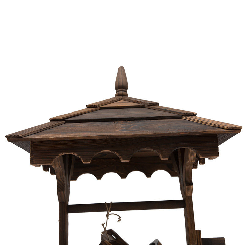 Wood Weather Resistant Urn Fountain