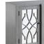 Armoire console au fini gris antique