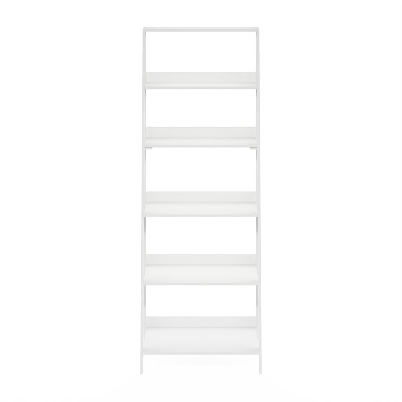 Myonna 60cm W Manufactured Wood Shelving Unit, White, 66.2" H x 23.6" W x 14.8" D