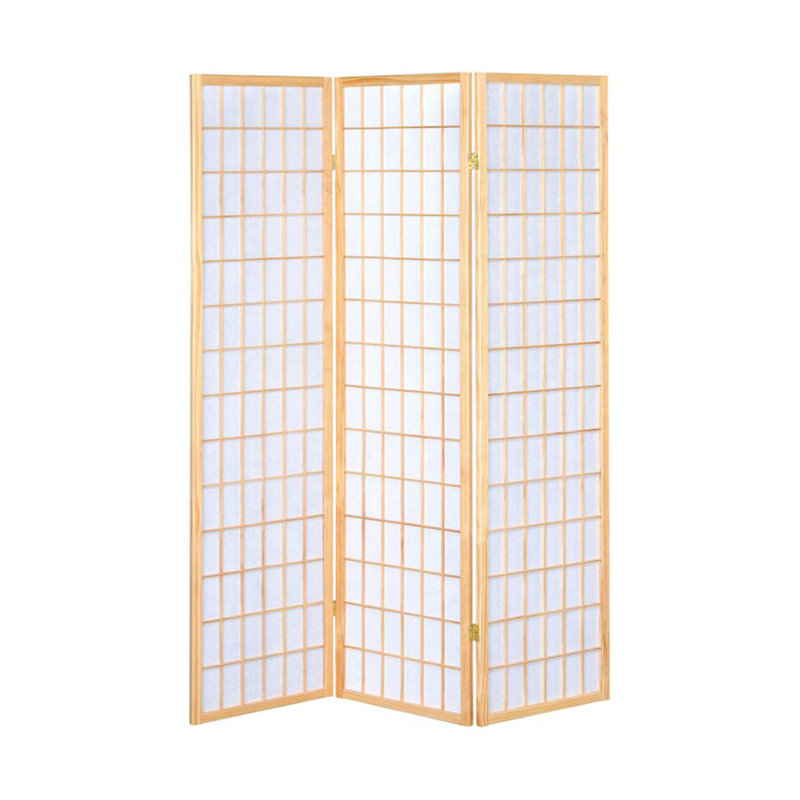 3-Panel Room Divider Folding Shoji Screen