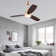 42” Ceiling Fan Light With Remote Control (Walnut)