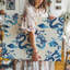 Toile créant un motif sans couture avec des dragons de conception complexe dans un art mural de style chinois traditionnel avec chaque dragon-980736988