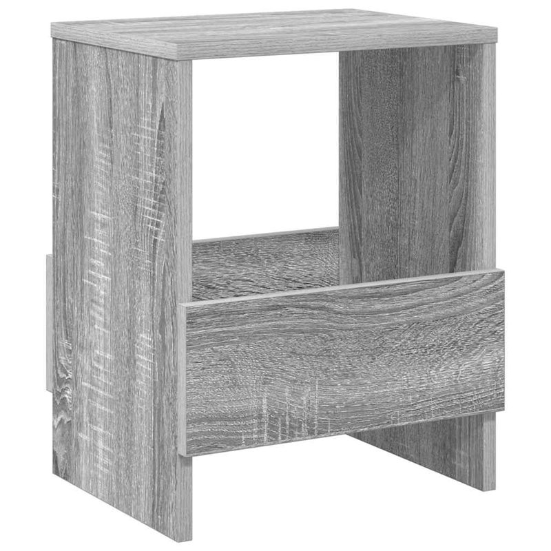 Wood Free Standing Magazine Rack, Light Grey