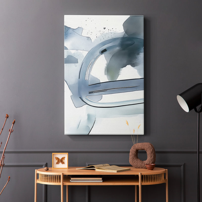 Série ABSTRACT DCCXI - Toile tendue avec châssis Premium - Prêt à être accroché, H 36 po x l 24 po