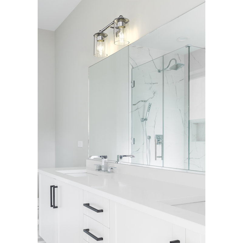 Éclairage pour meuble-lavabo à 2 lumières à intensité variable Procopio, Chrome