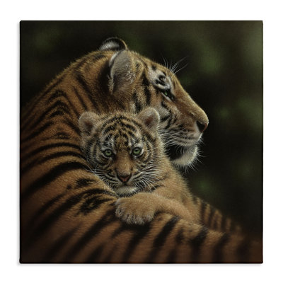 Cherished Tiger Cub Canvas, design by Collin Bogle