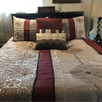 Astoria Grand Chambord 7 Piece Comforter Set; King