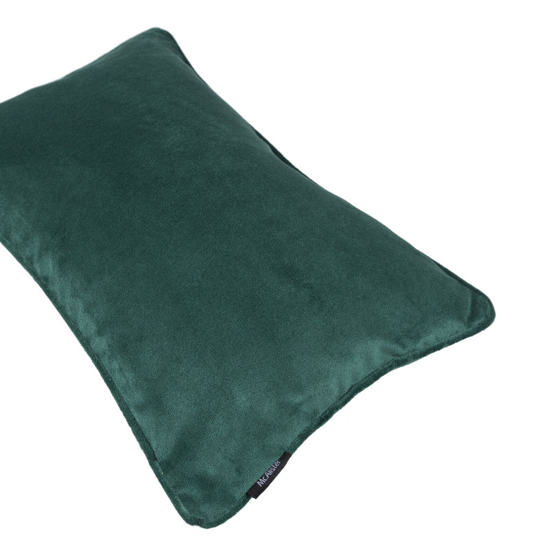 Flora Rectangular Cushion Cover, 50 x 30cm, Emerald Green