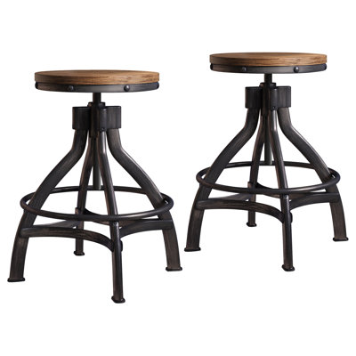 Tabouret de comptoir pivotant Kerome
