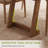 63" solid wood dining table
