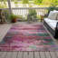Machine Washable Indoor/Outdoor Xhevrie Pink Rug-111819600
