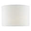 Castonguay 20cm H Linen Drum Lamp Shade in White