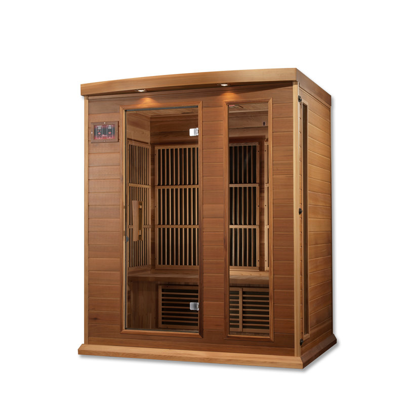 Dynamic Saunas 3 - Person FAR Infrared Sauna in Cedar