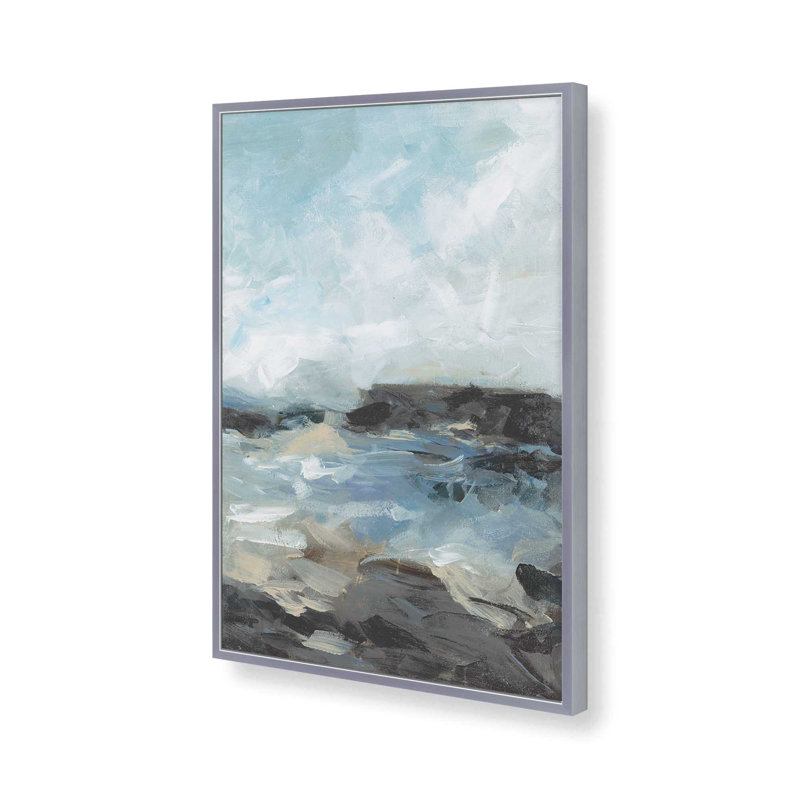 Windswept Waters II Print, Polished Chrome, 11.25" H x 9.25" W