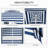 Outsunny 5.8' X 5.8' Portable Beach Umbrella With Double-Top, Ruffled Outdoor Cabana With Walls, Vents, Sandbags, Carry Bag, Blue & White Stripe