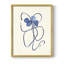 Série FLORAL DCXLV III - Impression encadrée de qualité supérieure - Prêt à être accroché - Aucun clou requis-1919116396-1919116398