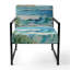 Chaise d'appoint rembourrée Tropical Coastal Beach Tranquility-531421024