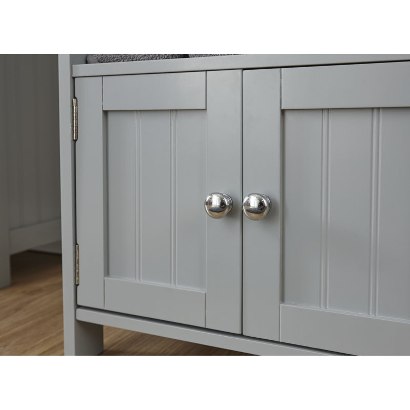 Kelaa Bathroom Cabinet, Grey