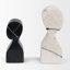 Serre-livres en marbre blanc et noir Shadow