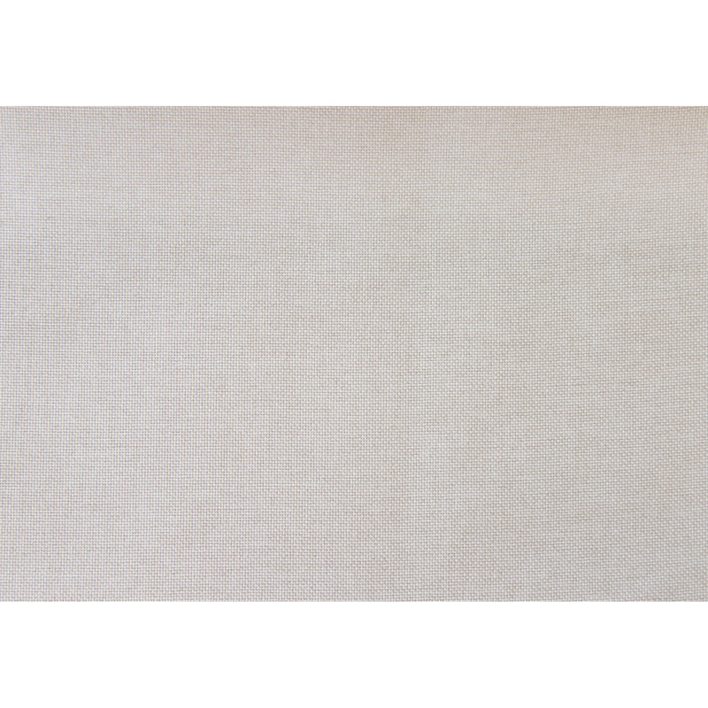 Structure de lit simple transitionnel, lin beige, lit tapissier confortable pour les adolescents, support de lattes en bois