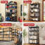 Étagères de garage à 5 niveaux, étagère de rangement réglable en métal pour le sous-sol de la cuisine du garage, résistante à la rouille en acier