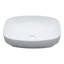 20" x 15" Semi-Recessed Bathroom Sink - White Ceramic Above Counter Basin with Overflow