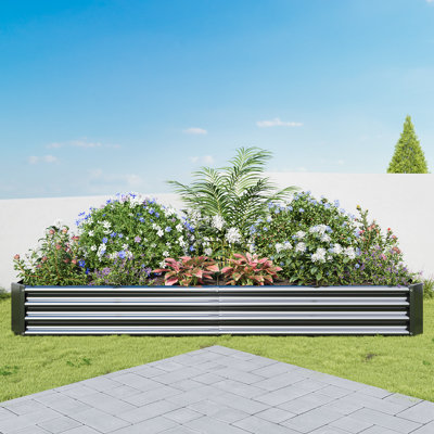 Metal Galvanized Raised Garden Bed Kit