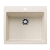 Liven SILGRANIT 25" L x 22" W Double Basin Drop-In/Undermount Kitchen Sink
