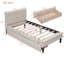 Structure de lit simple tapissier avec 2 tiroirs-1762196869