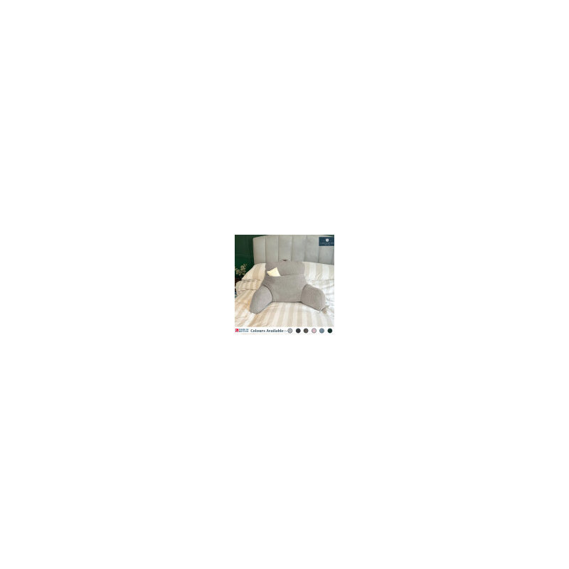 Rixt W40cm Soft Support Pillow, Light Grey