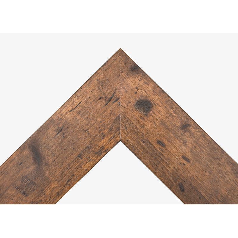 Miroir en verre Lundeen, H 65,5 po x l 30,5 po, Noyer clair