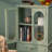 Vaillancourt Glass Paned Distressed Accent Cabinet 