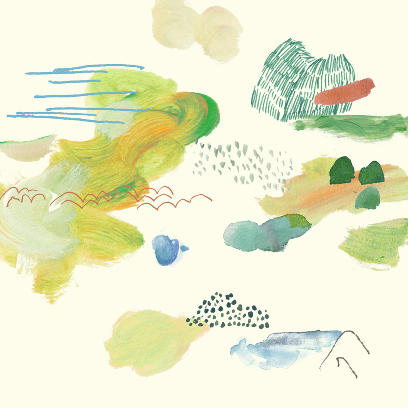 The Lightly Sky III by Melissa Wang - Wrapped Canvas Print, 30cm H x 30cm W x 3.8cm D