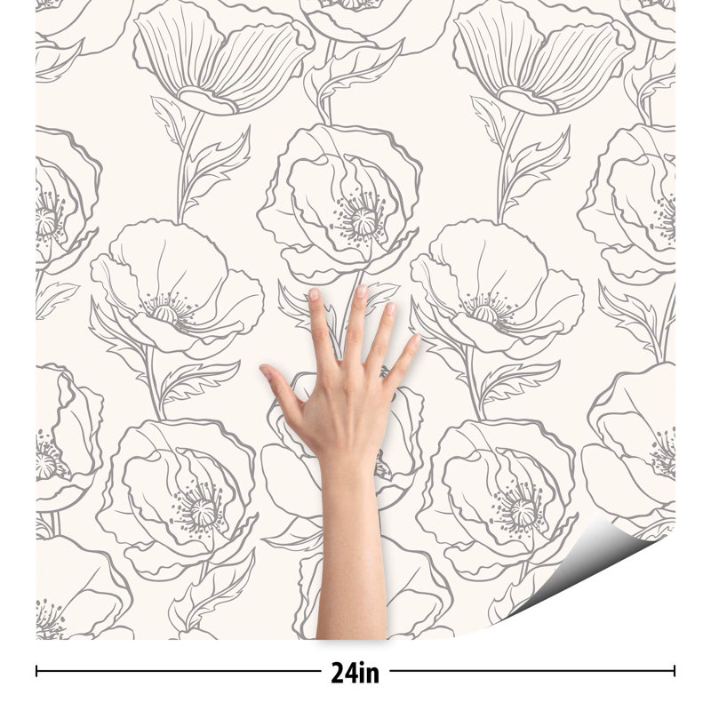 Carreau de papier peint Ife-Oluwa, L 102 po x l 24 po