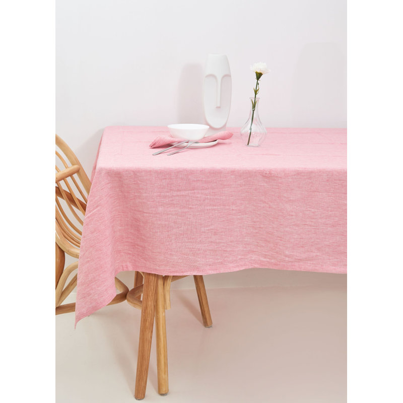 Evlyn Tablecloth, Rouge Pink, 235cm W x 235cm L