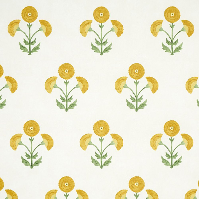 Saranda Flower Wallpaper, Marigold