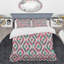 Ensemble de housse de couette à motif ikat rose et vert Ogee-1012831910