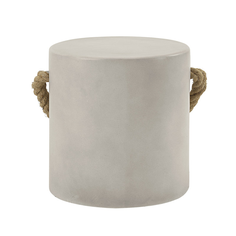 Table en béton naturel gris naturel avec un design épuré d'aspect béton pour les espaces modernes