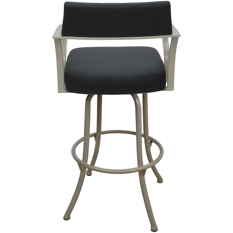 Tabouret pivotant très grand 34,00 po Jabria, Beige, Noir, noir, noir, noir