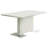 Varela Glossy White Dining Table with Chrome Base