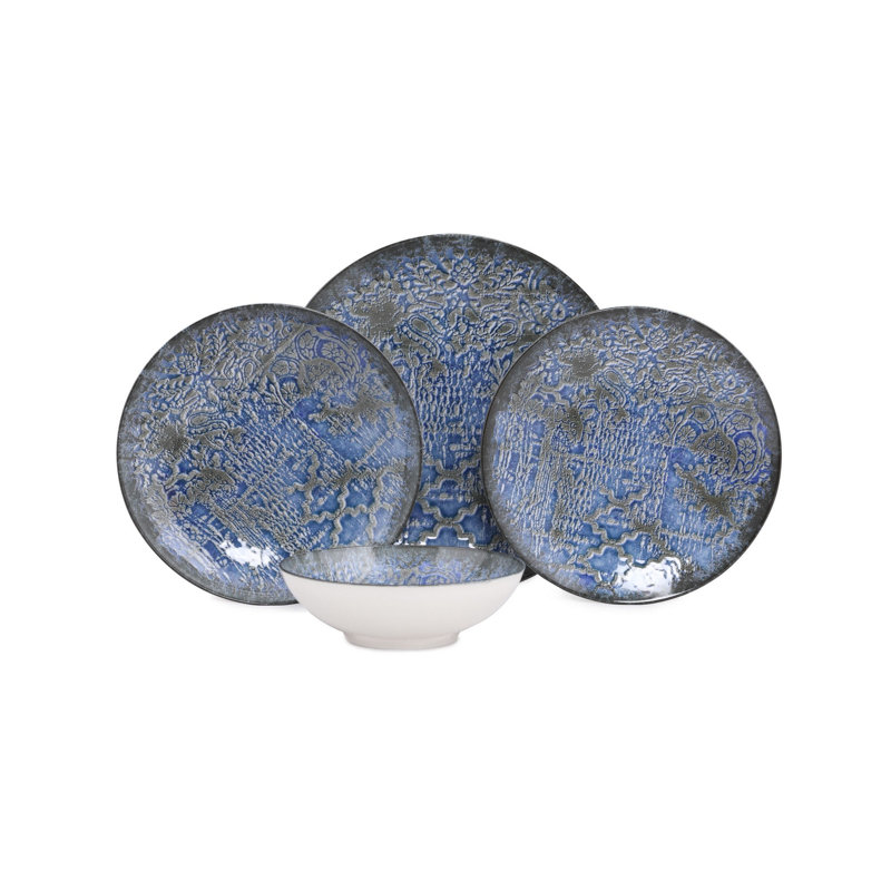 Parmelia Piece Porcelain China Dinnerware Set - Service for 6