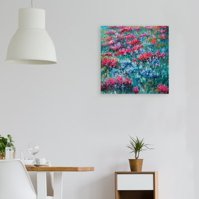 Wildflower Meadow: A Burst of Colors - peinture sur toile tendue