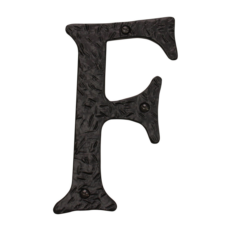 Lettre 6 po H, F