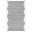 Mando Handmade Cotton Ivory/Black Rug-490218559